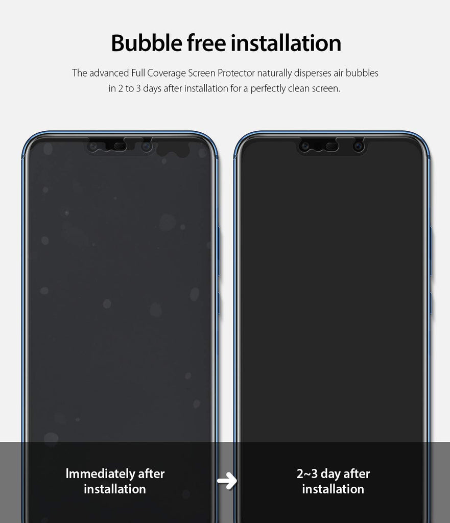 bubble free installation