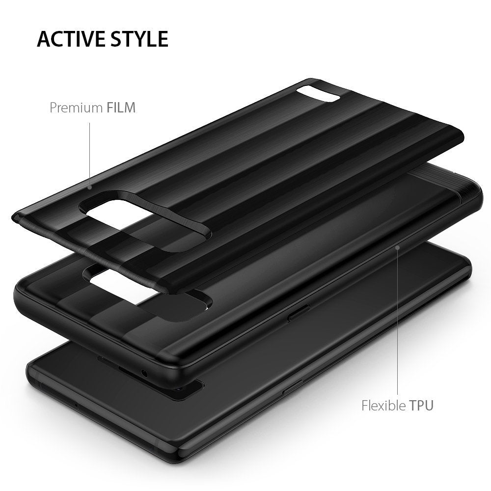 active style with premium film and flexible tpu bumper