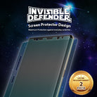 Galaxy Note 8 [INVISIBLE DEFENDER] Full Coverage Screen Protector - Galaxy Note 8 with a screen protector and 2-pack seal.