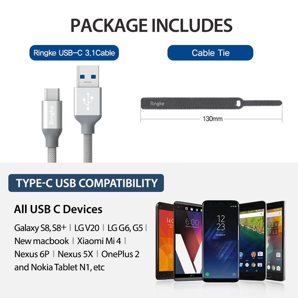 ringke usb type c cable 3 4ft