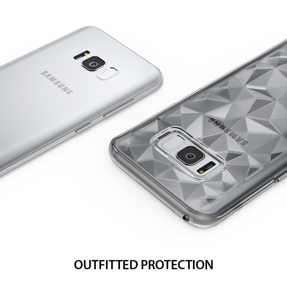 ringke air prism design back 3d flexible cover case for galaxy s8 
