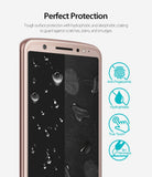 moto g6 invisible defender tempered glass screen protector