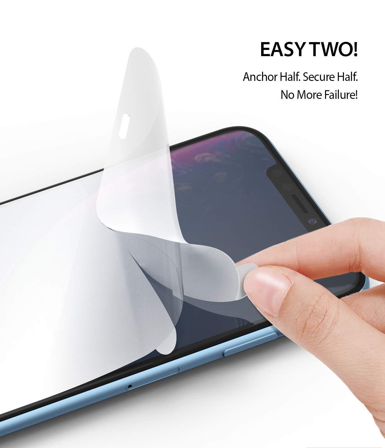 ringke dual easy film for iphone xr screen protector main easy step two
