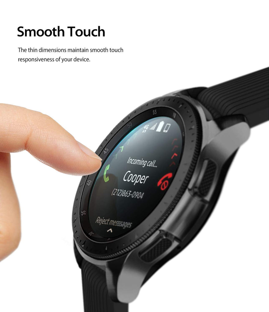 samsung galaxy watch mm invisible defender glass responsive touch