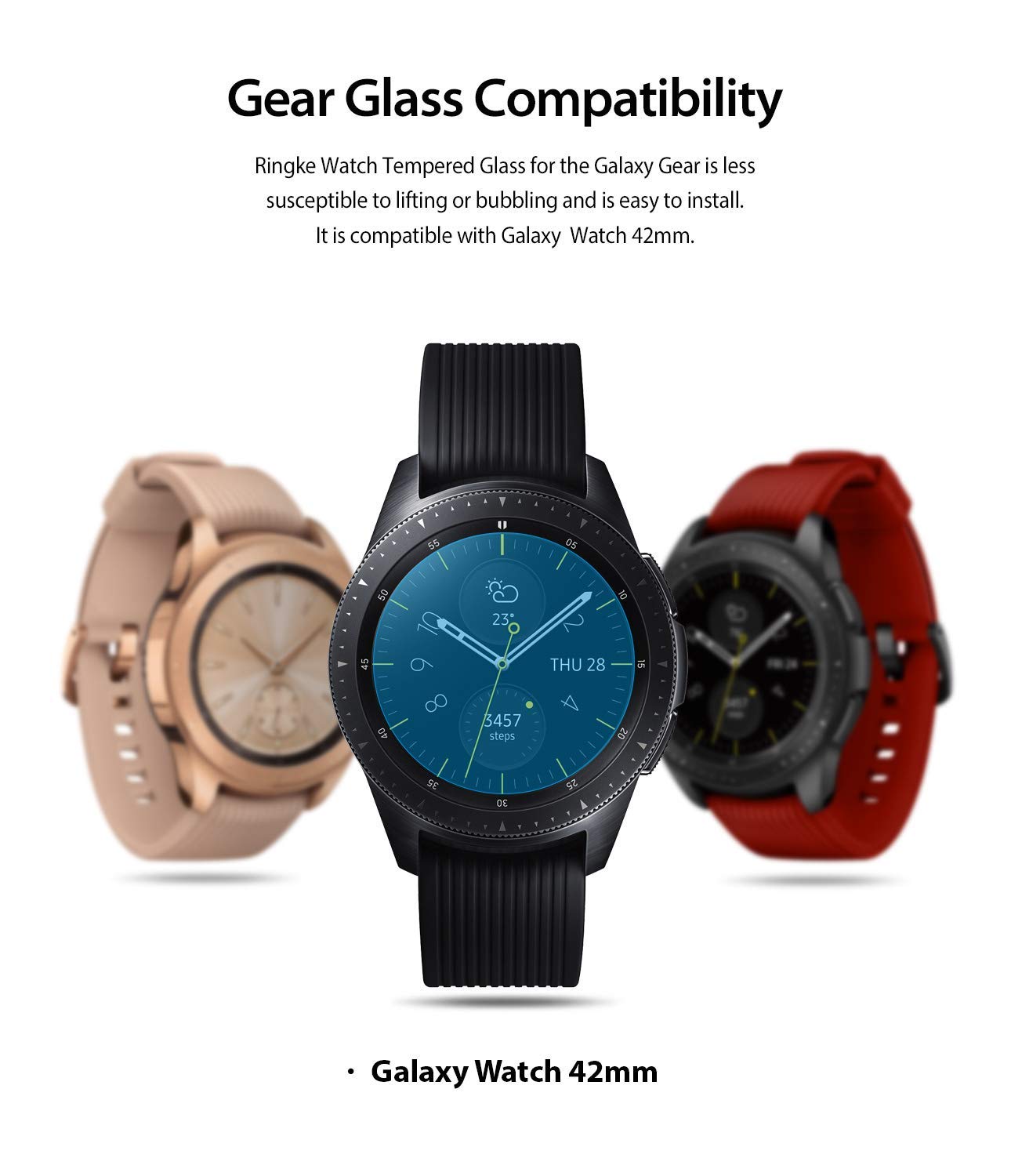 samsung galaxy watch mm invisible defender glass compatibility