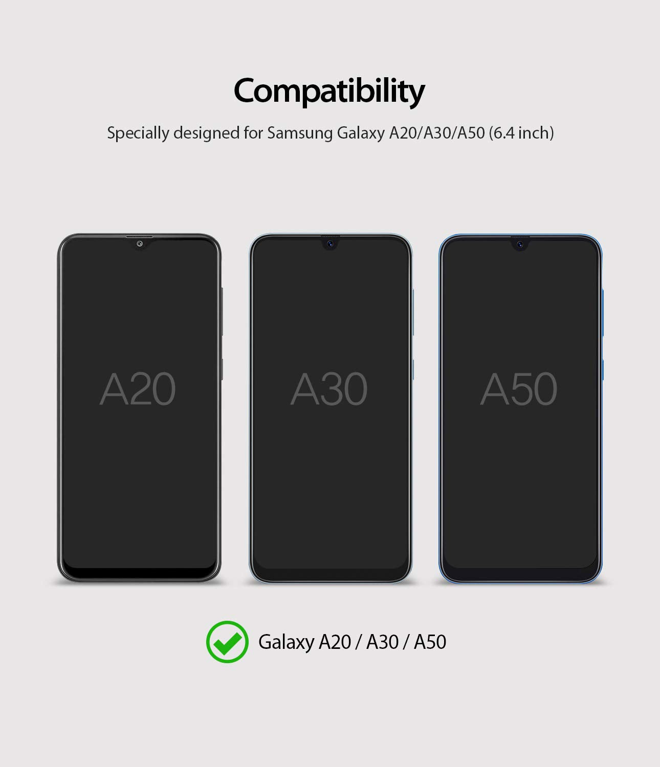 compatible with galaxy a20, a30, a50