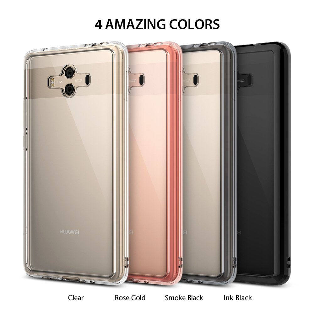huawei mate 10 ringke fusion available in clear, rose gold, smoke black, ink black
