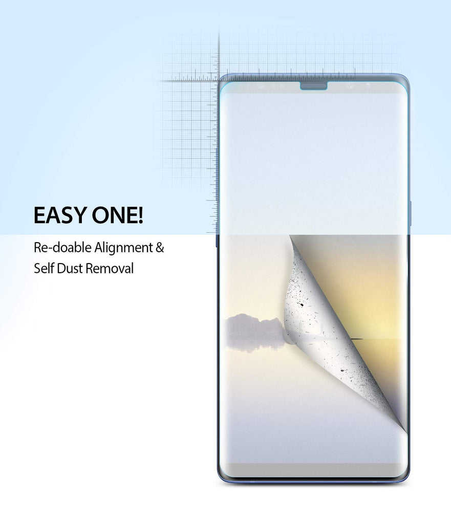 galaxy note 8 dual easy full cover screen protector 2 pack