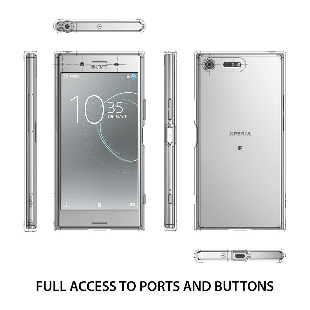 full access to ports and buttons