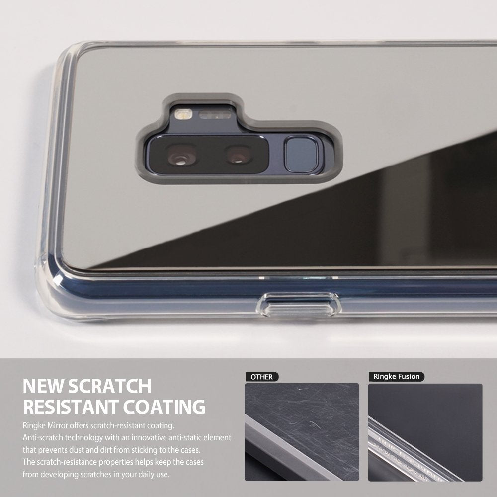 ringke mirror back cover case for galaxy s9 plus silver
