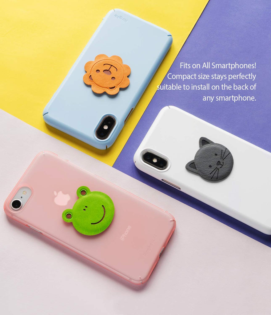 ringke magnetic character metal plate kit animal edition fits on all smartphones
