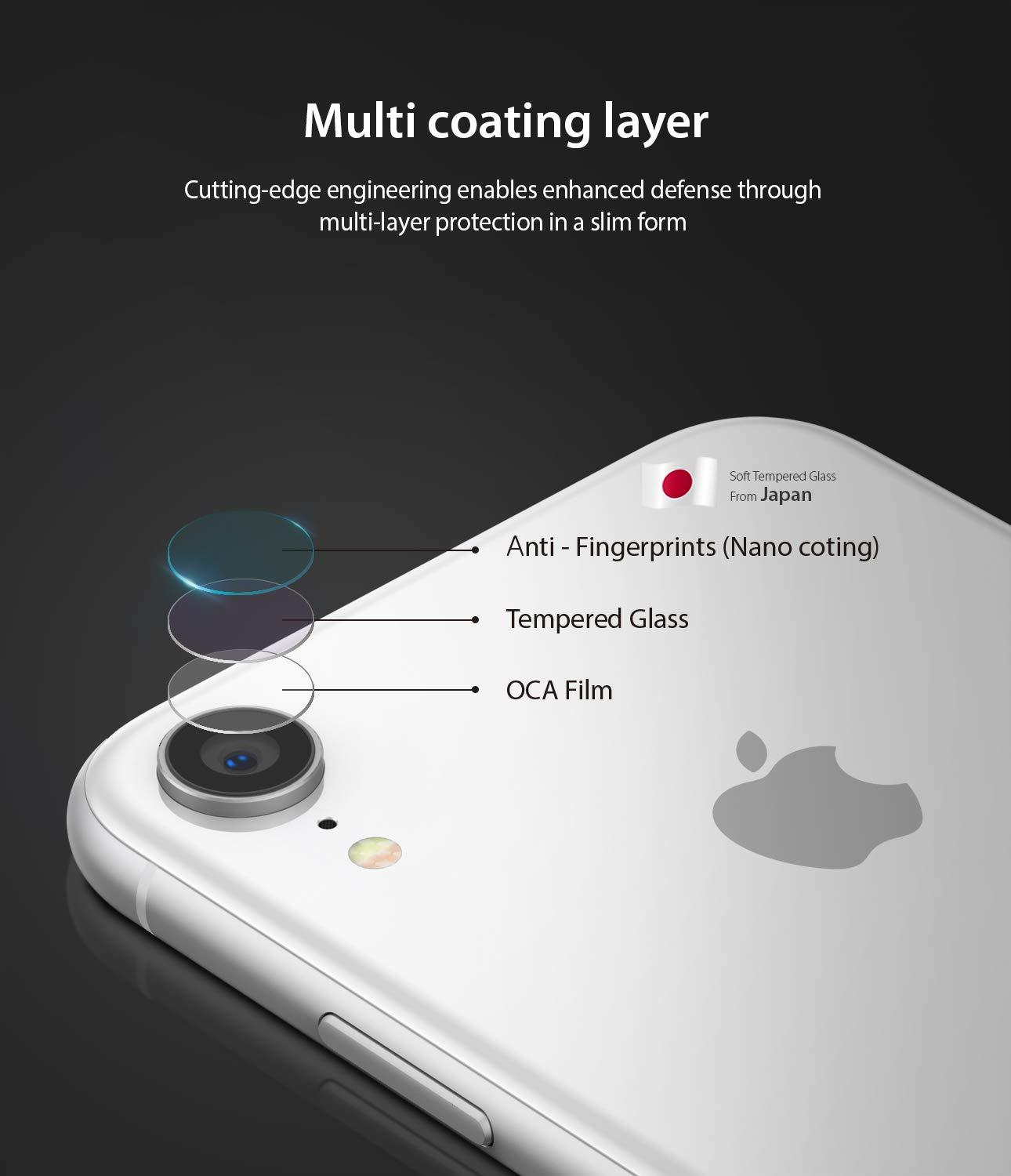 ringke invisible defender for iphone xr camera lens protector glass multi coating layer