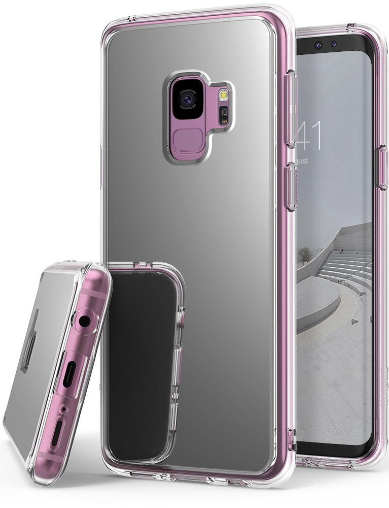 ringke mirror back cover case for galaxy s9 silver