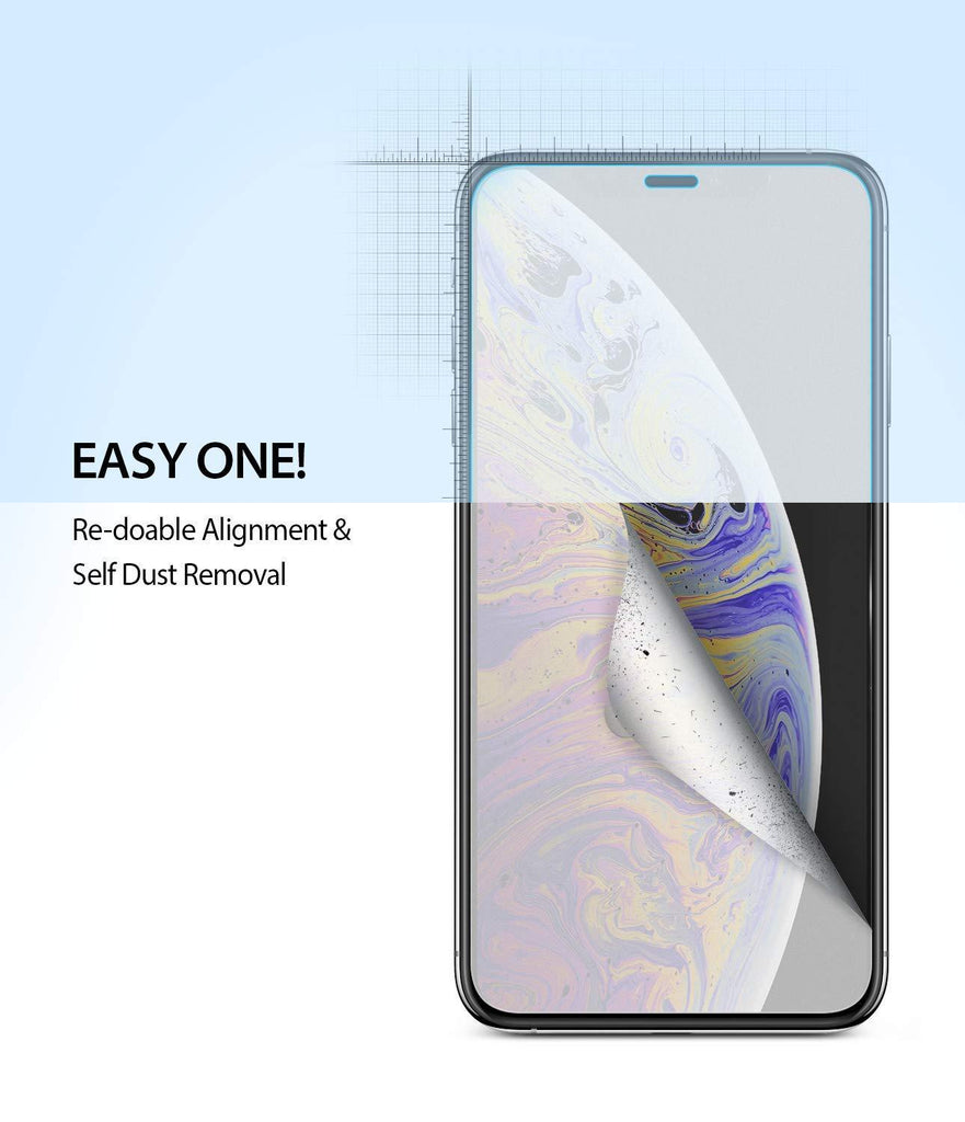 ringke dual easy film for iphone xs screen protector easy step one