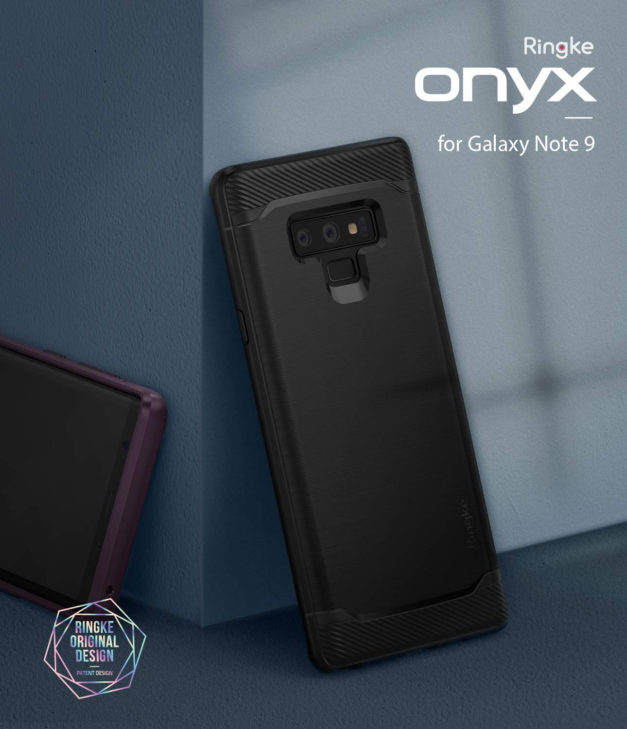 galaxy note 9 case ringke onyx black