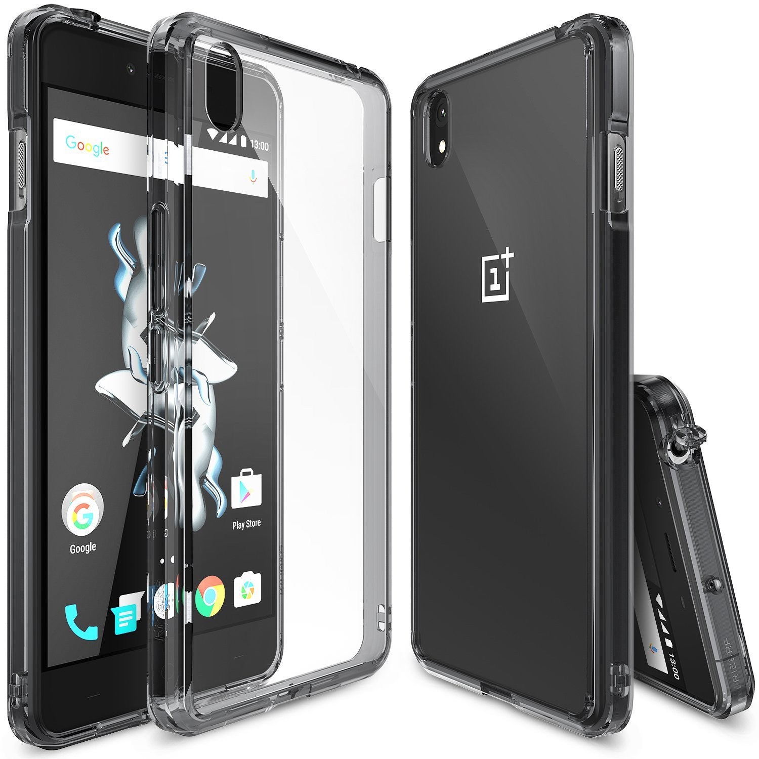 oneplus x case, ringke fusion case crystal clear pc back tpu bumper case