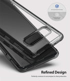 galaxy s10, case, clear, fusion case, smoke black, dot