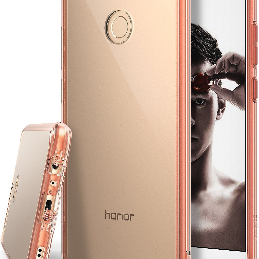 huawei honor 8 pro honor v9 case ringke fusion case crystal clear pc back tpu bumper case rose gold crystal