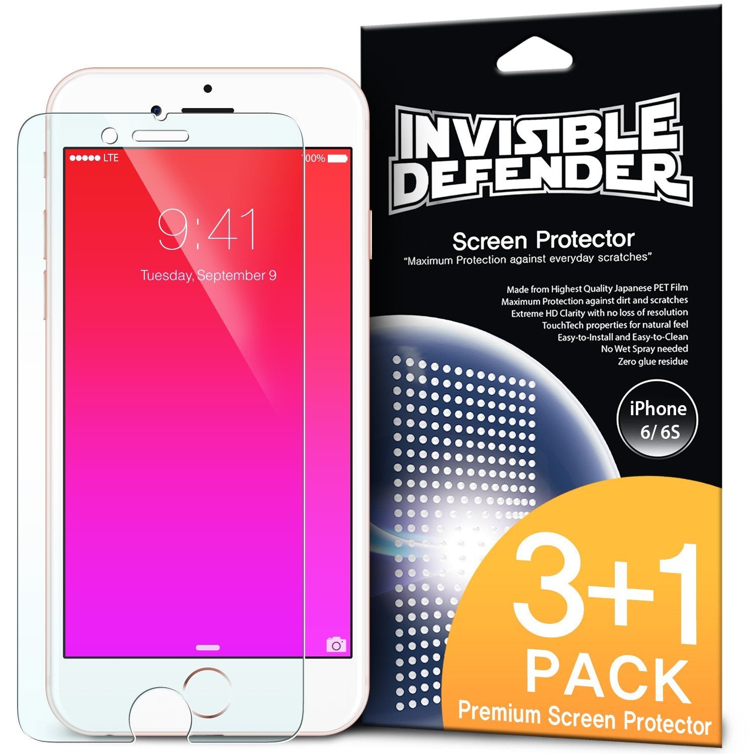 ringke invisible defender screen protector film for iphone 6 6s