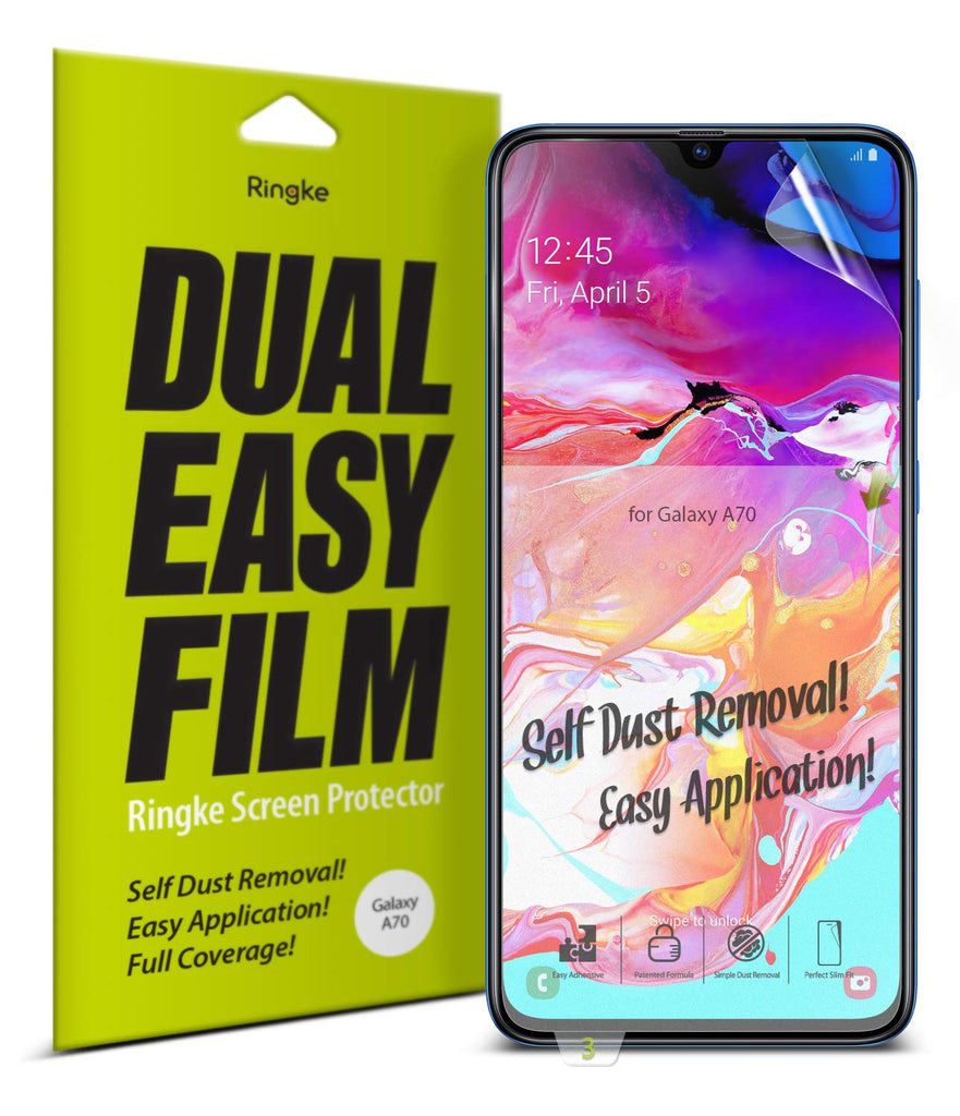Ringke Galaxy A70 Dual Easy Screen Protector