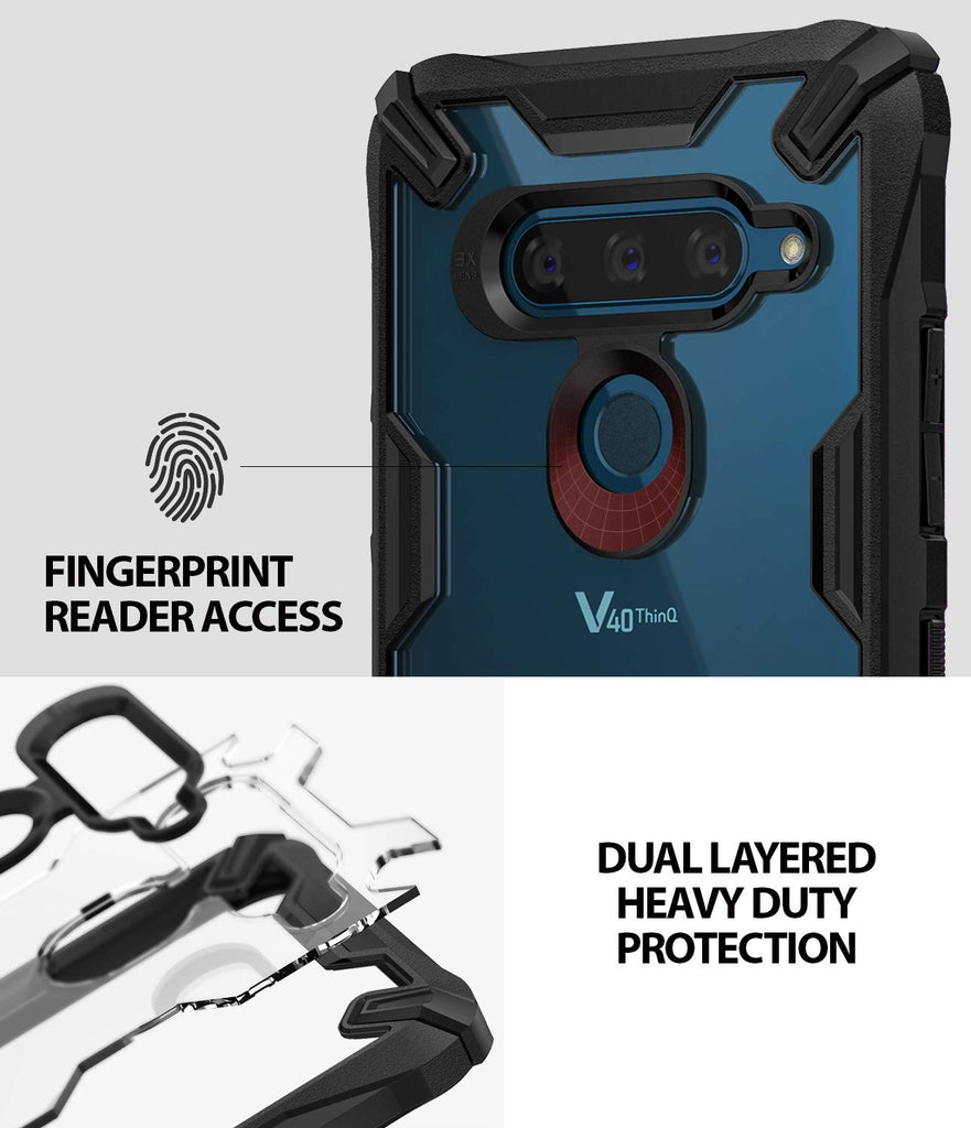 fingerprint reader access, dual layered heavy duty protection