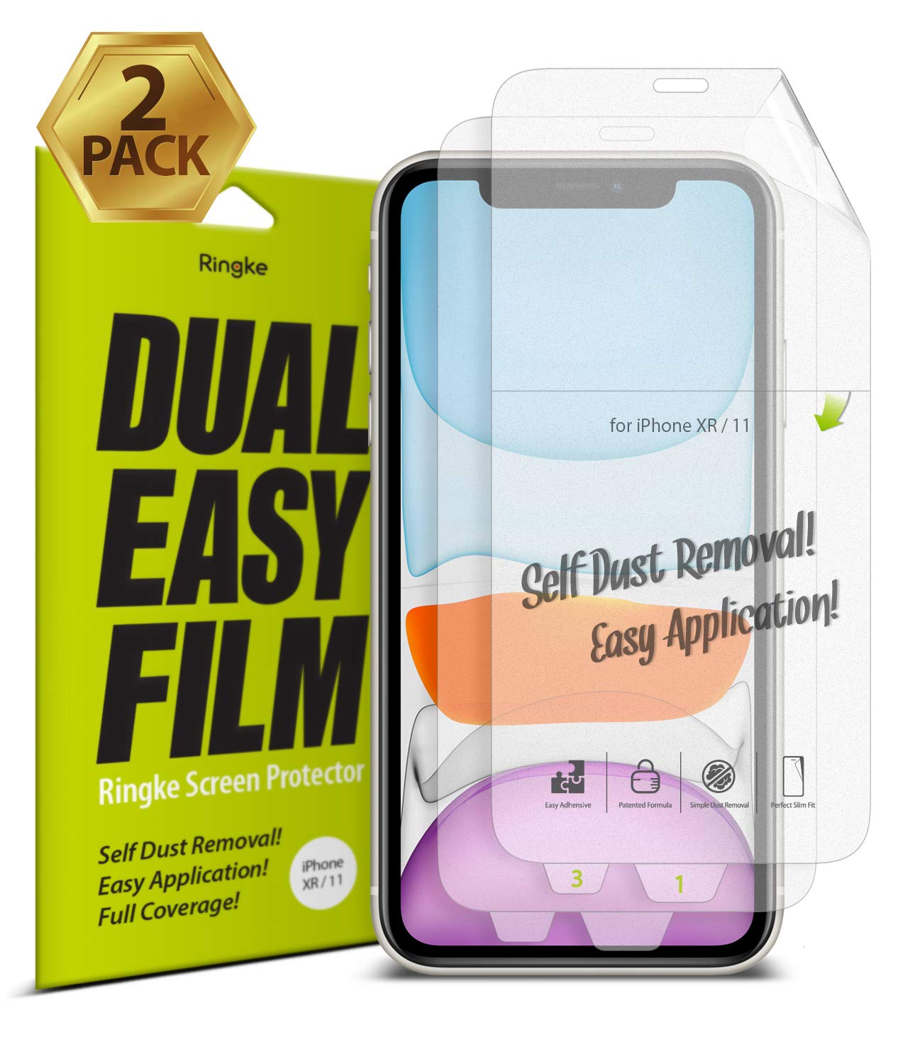 Ringke Dual Easy Film Screen Protector for iPhone 11
