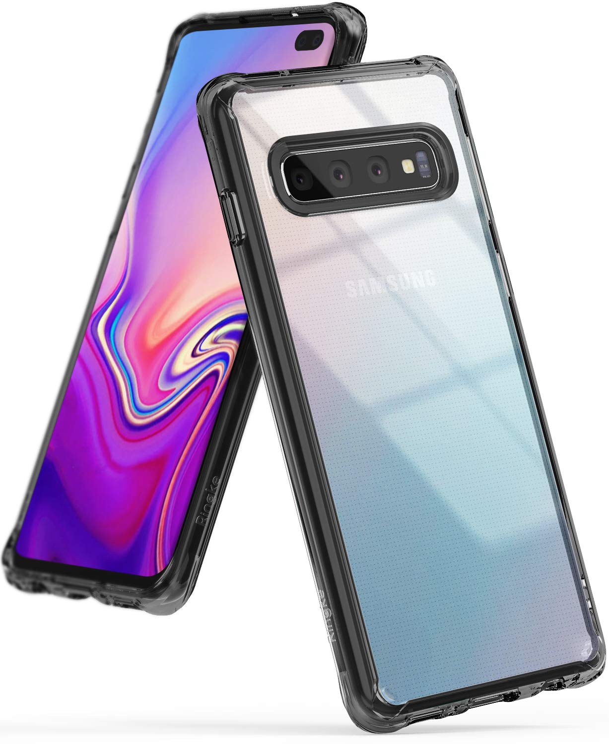 ringke galaxy s10 plus fusion case smoke black