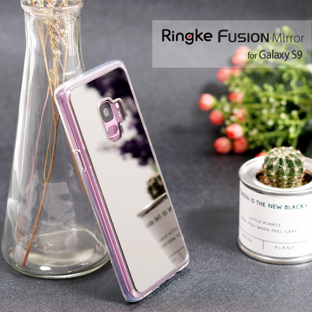 ringke mirror back cover case for galaxy s9 silver