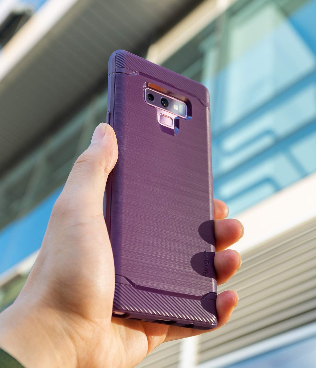 galaxy note 9 case ringke onyx lilac purple