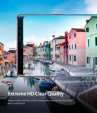 Galaxy Note 9 [INVISIBLE DEFENDER] Full Coverage Screen Protector - A clear screen protector on a phone displaying a canal.