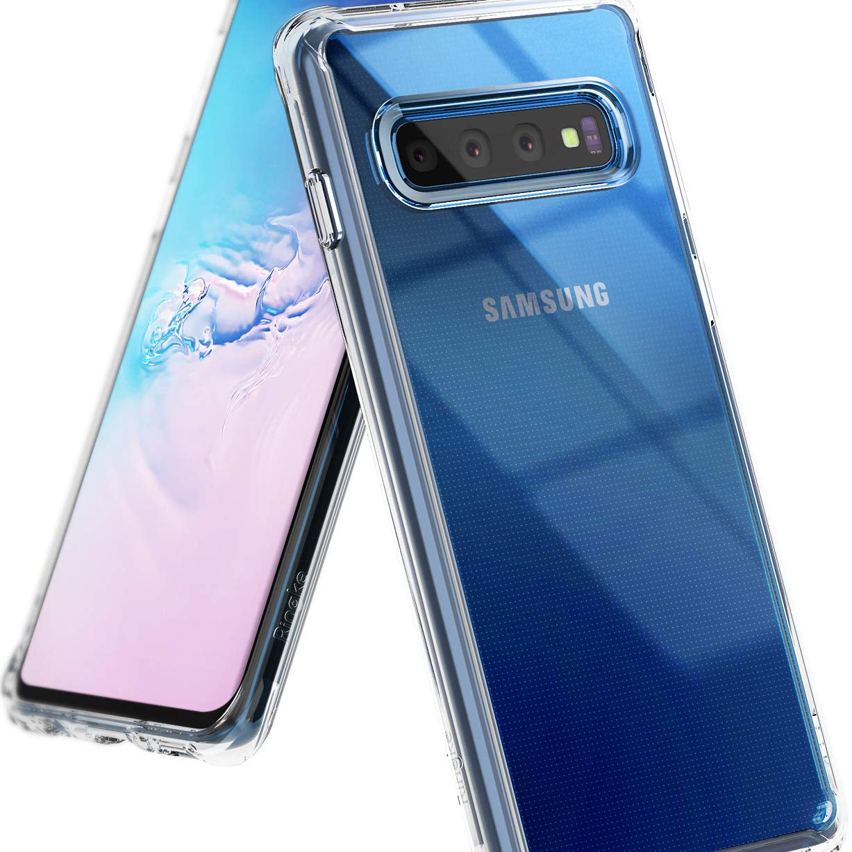 galaxy s10 fusion case clear