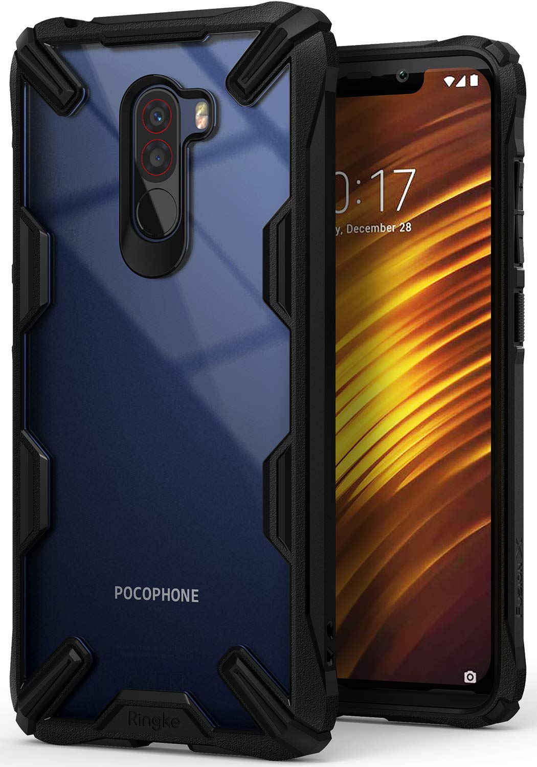 xiaomi pocophone f1 fusion-x case black