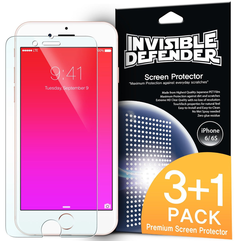 ringke invisible defender screen protector film for iphone 6 plus 6s plus