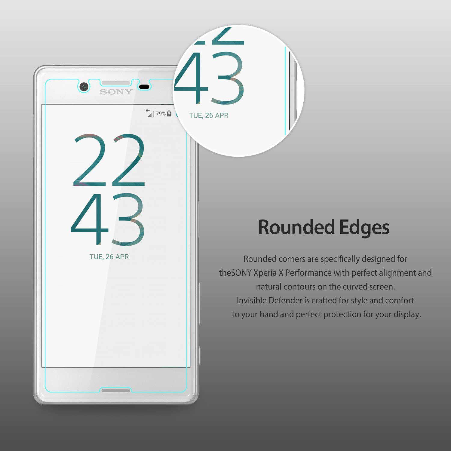rounded edges