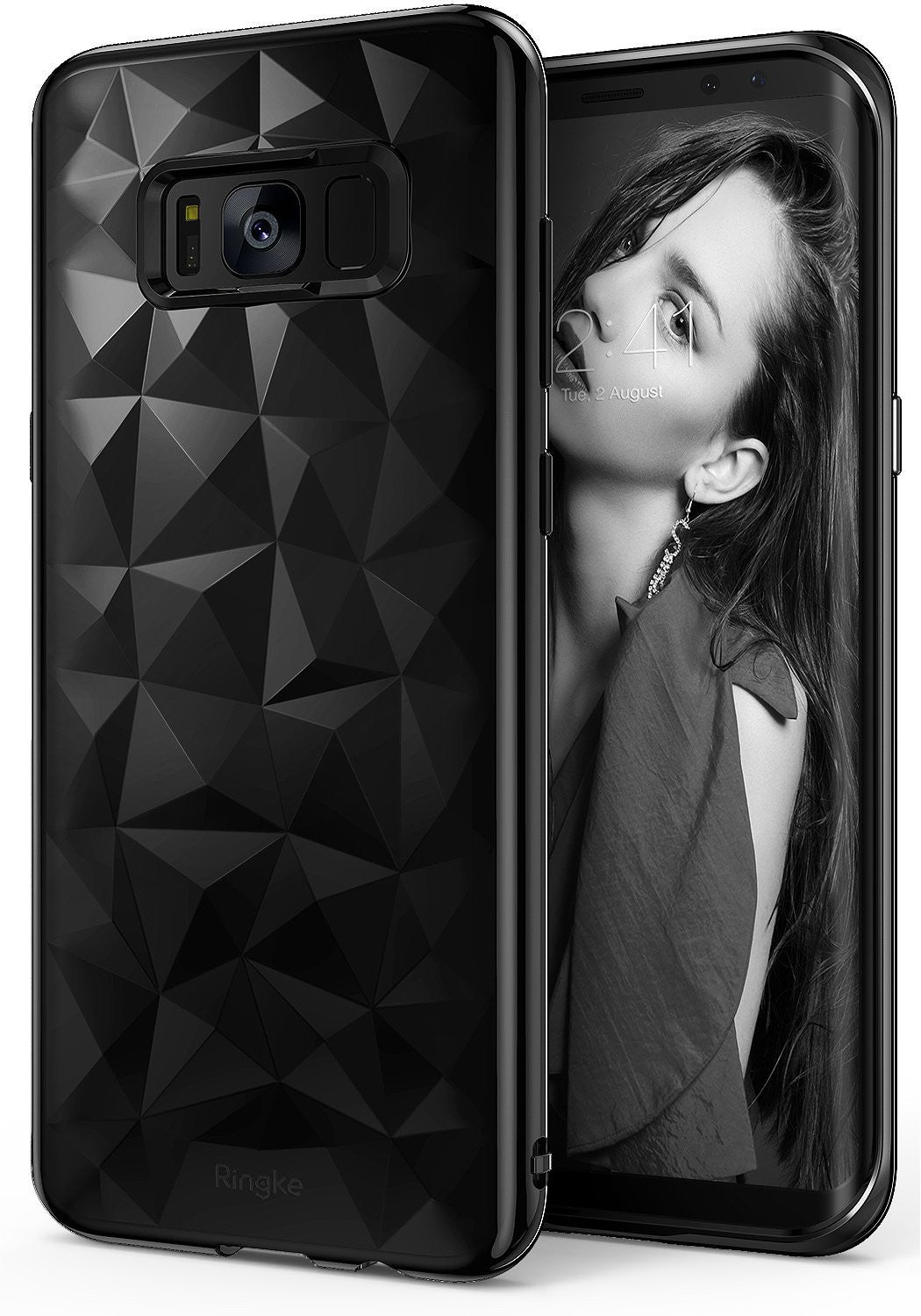 samsung galaxy s8 plus ringke prism ink black