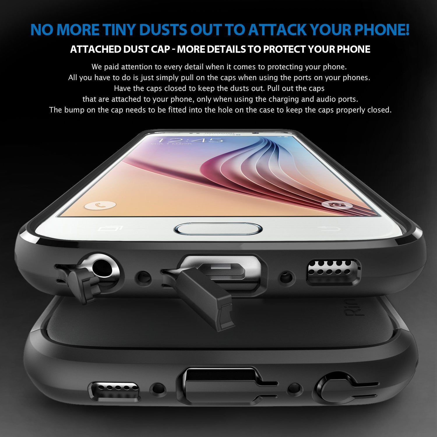 ringke max dual layered heavy duty protective cover case for galaxy s6
