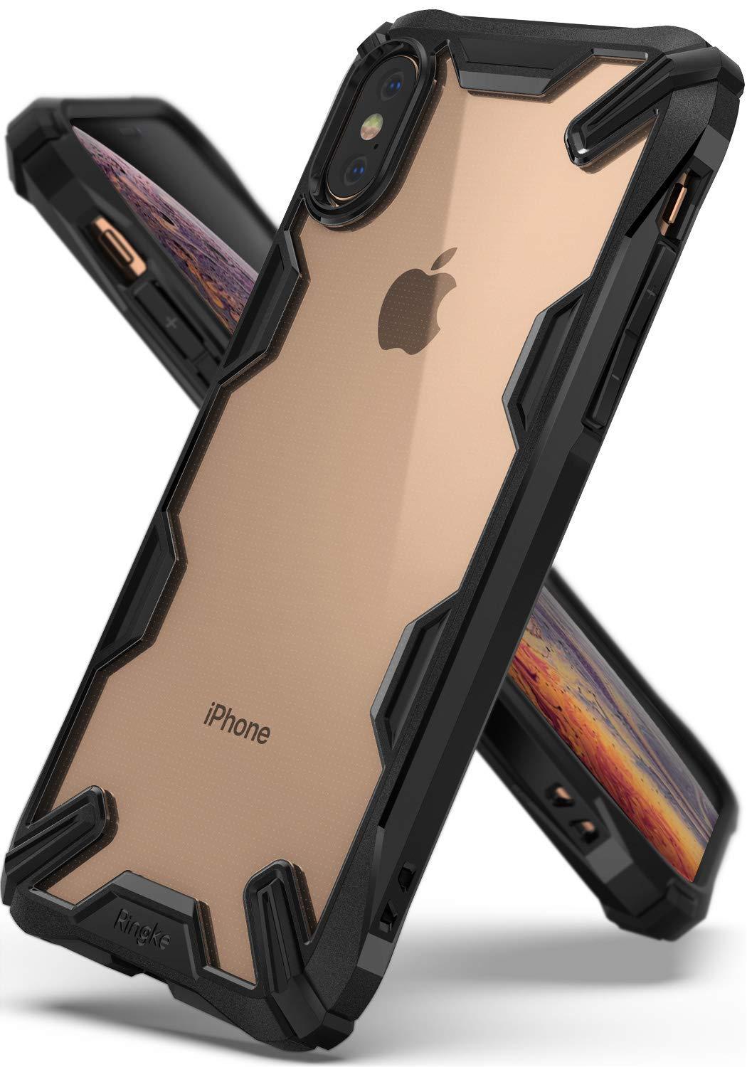 ringke fusion-x for apple iphone xs case cover black main