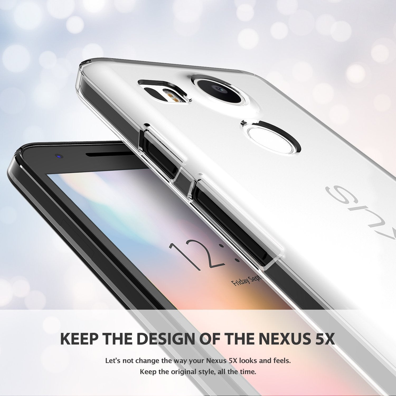 ringke slim thin lightweight hard pc back case cover for google nexus 5x main design