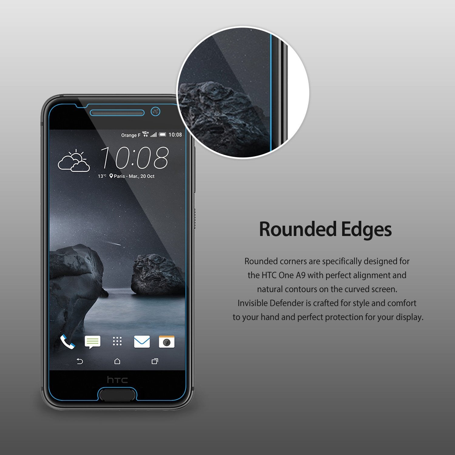 rounded edges