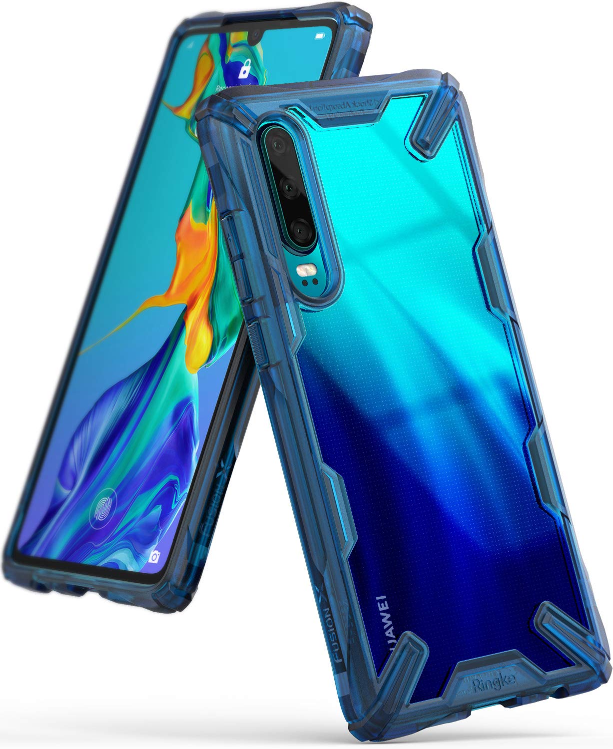 huawei p30 fusion-x case space blue