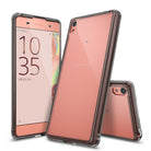 xperia xa case, ringke fusion case crystal clear pc back tpu bumper case