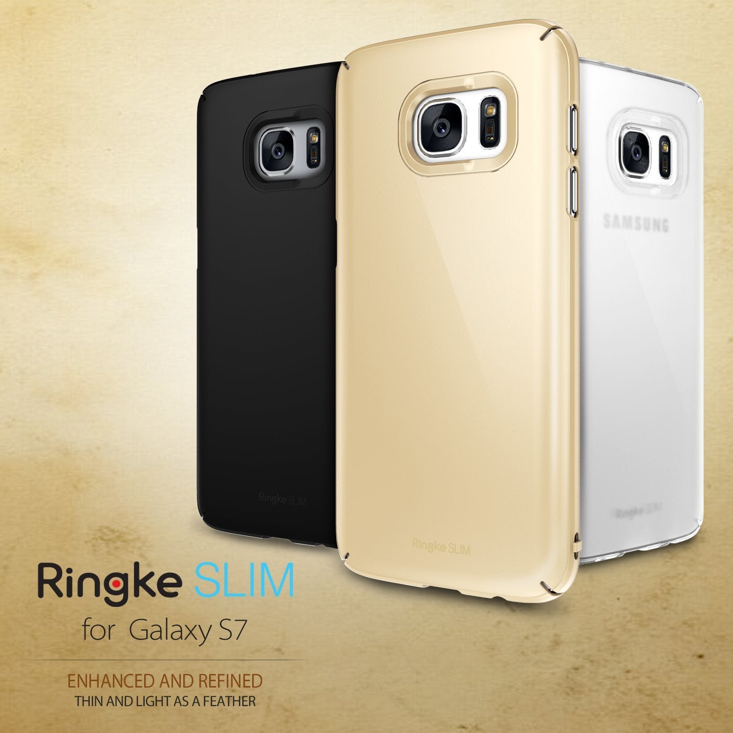 ringke slim premium pc hard cover case for galaxy s7