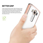 lg v10 case, ringke fusion case crystal clear pc back tpu bumper case