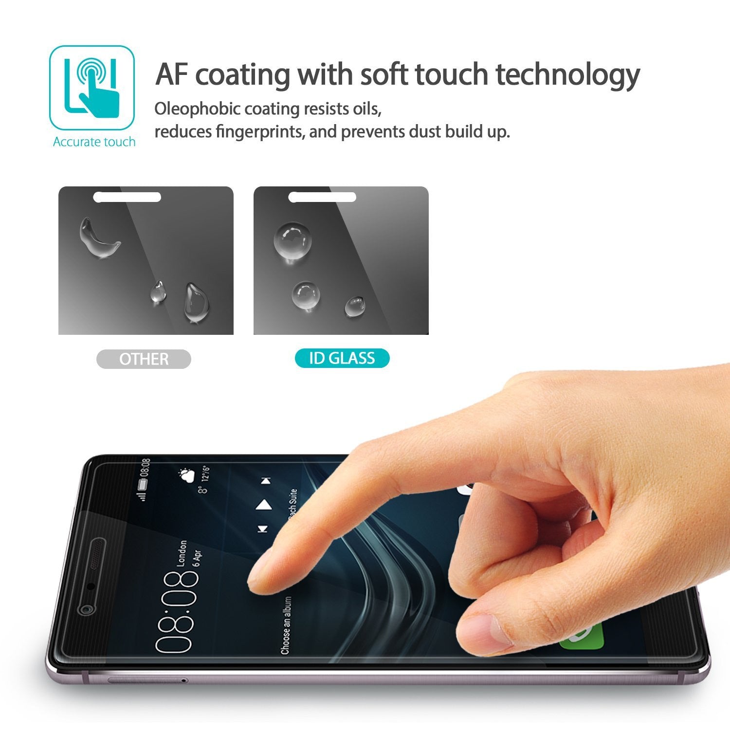 af coating with soft touch technology
