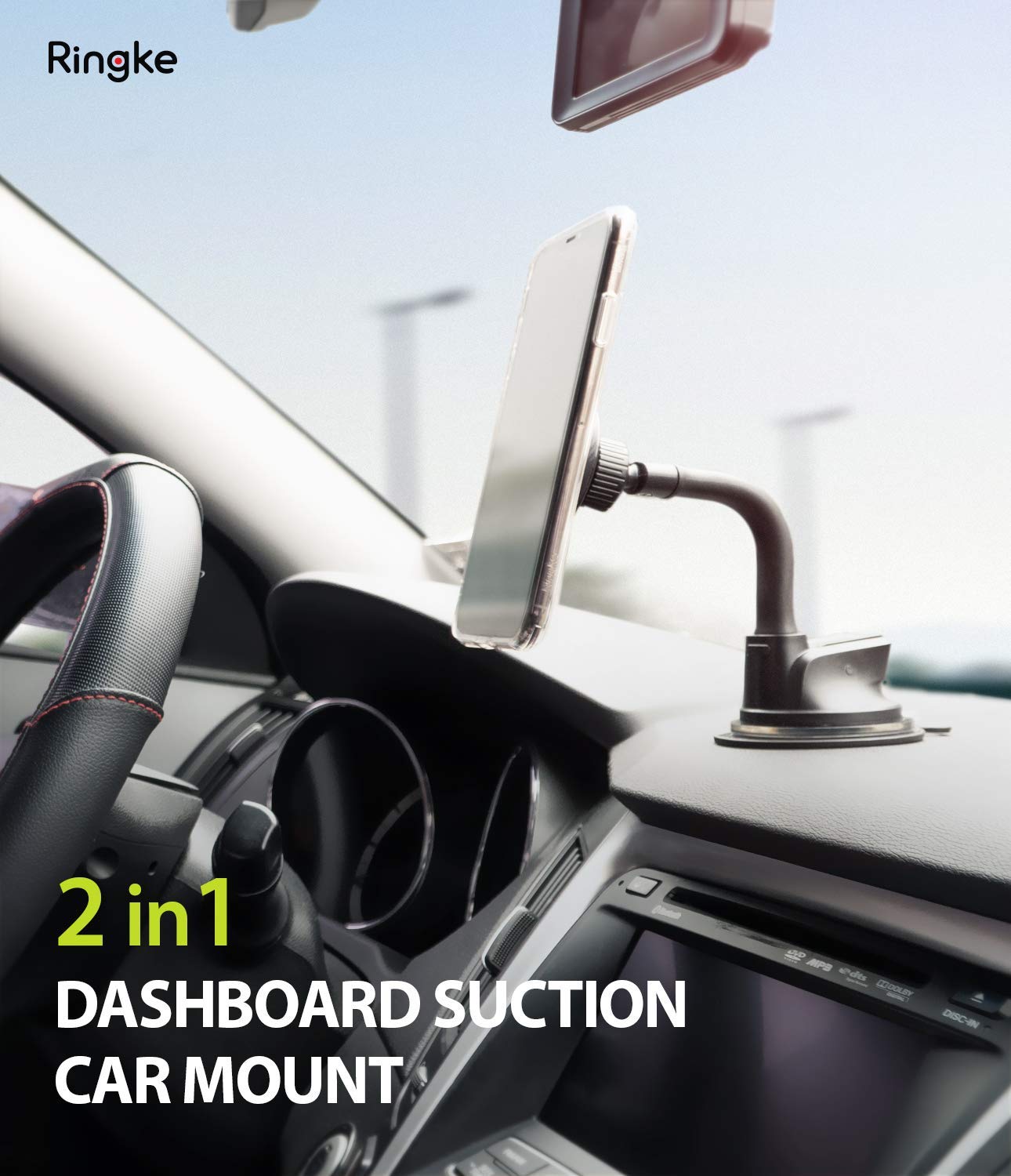 ringke dashboard car mount 2 in 1