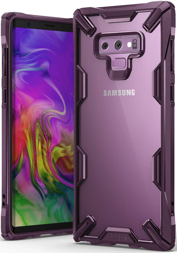 ringke fusion-x case designed for samsung galaxy note 9 lilac purple