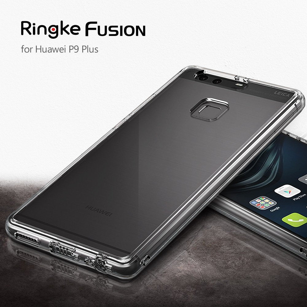 huawei p9 plus case ringke fusion case crystal clear pc back tpu bumper case