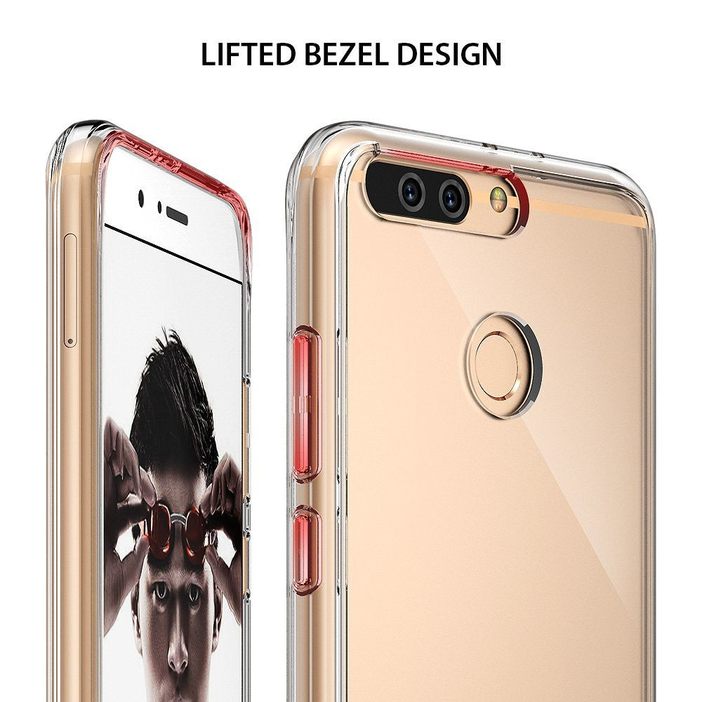 lifted bezel design to protect the screen and camera