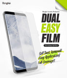 galaxy s8 plus dual easy full cover screen protector 2 pack