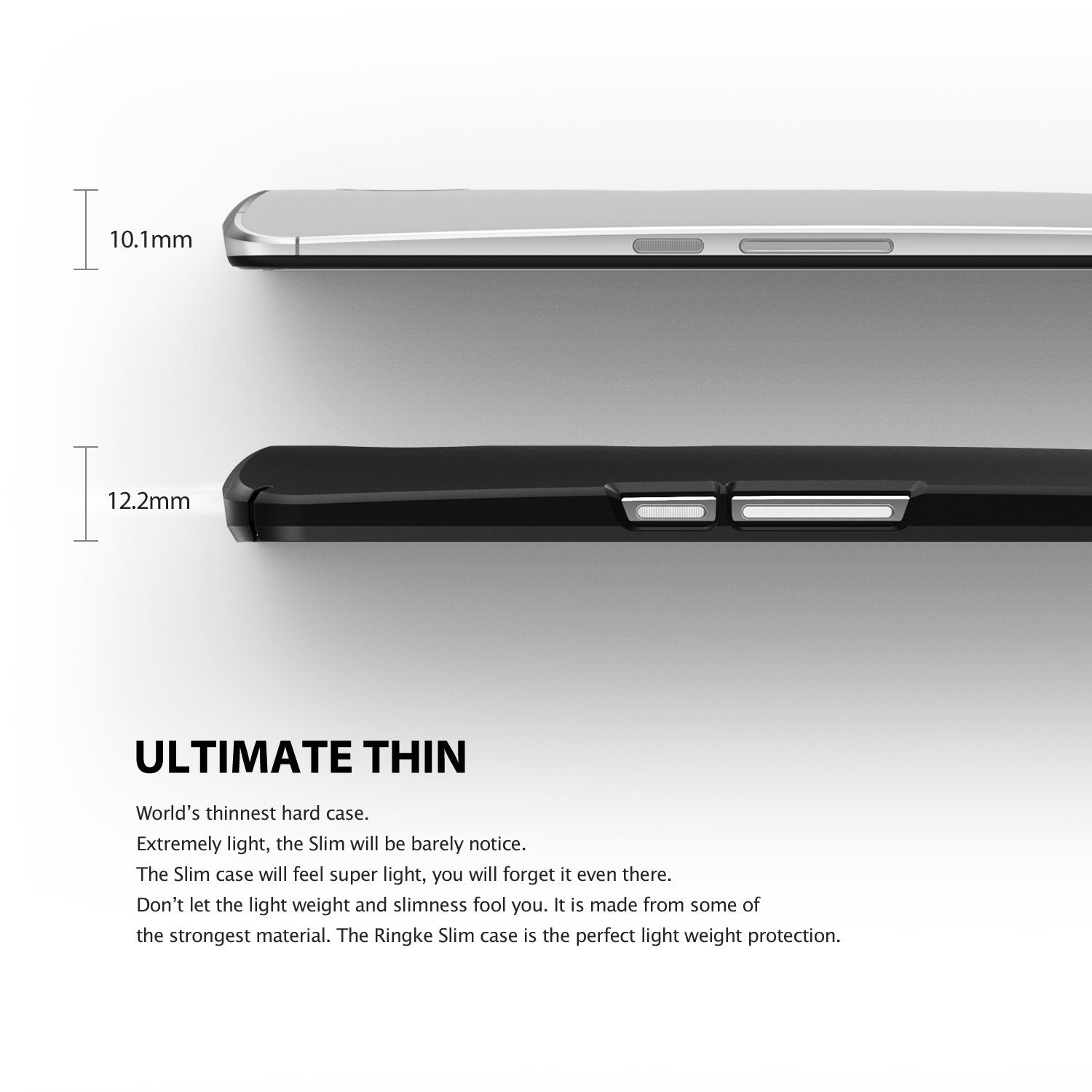 ringke slim lightweight thin hard back case cover for google nexus 6 main ultimate thin
